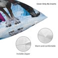 thumbnail image 3 of Custom Cartoon Frozen Princess Throw Pillow Case cm Decor Home Anna And Elsa Cushion Cover Square Polyester Pillowcase, 3 of 5