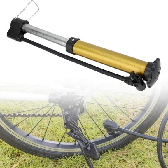 Apeya Bike Pump Portable Floor Pump High Pressure Bicycle Tire Pump Mini Air Pump Inflator for Cycling Tires Balls and Outdoor Accessories Tools
