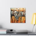 thumbnail image 6 of "Wildebeest Tribute Painting" - Canvas, 6 of 25