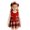 Wine, variant on felwors Baby Girl Clothes Fall Winter Outfits Puff Sleeve Shirt Tartan Pleated Skirt Cute Vest Set Toddler Girl Dress Holiday (9-12 Months)
