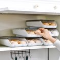 thumbnail image 1 of SPRING PARK Egg Holder for Refrigerator, Auto Scrolling Fresh Keeping Eggs Storage Container Case Refrigerator Egg Storage Box Holder For Household Kitchen Tools, 1 of 7