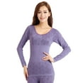 thumbnail image 6 of Yirtree Womens Thermal Underwear Set Long Winter Clothes Base Layer Cuddle Duds Top and Bottom Thermals Sets, 6 of 8