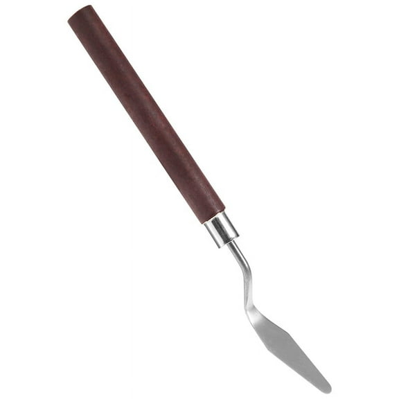 1.6" Palette Art Paint Painting Spatula Putty Scraper Mixing Tool Metal   Wood0977