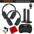 thumbnail image 5 of Sony RF400 Wireless Home Theater Headphones (2-Pack) w/ Deco Gear Accessories Bundle, 5 of 9