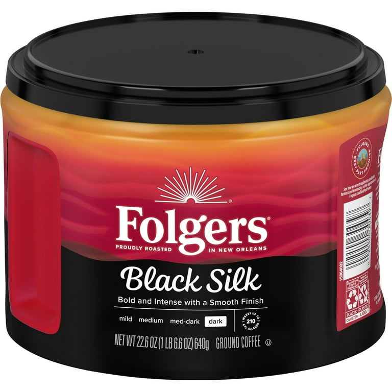 Coffee, Black Silk, 22.6 oz Canister Coffee, Black Silk, 22.6 oz Canister