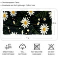 thumbnail image 2 of Daisy Breathable Chiffon Yarn Silk Scarf 180*73 - Light Translucent Shawl Wrap 28.7x70.86in, 2 of 6