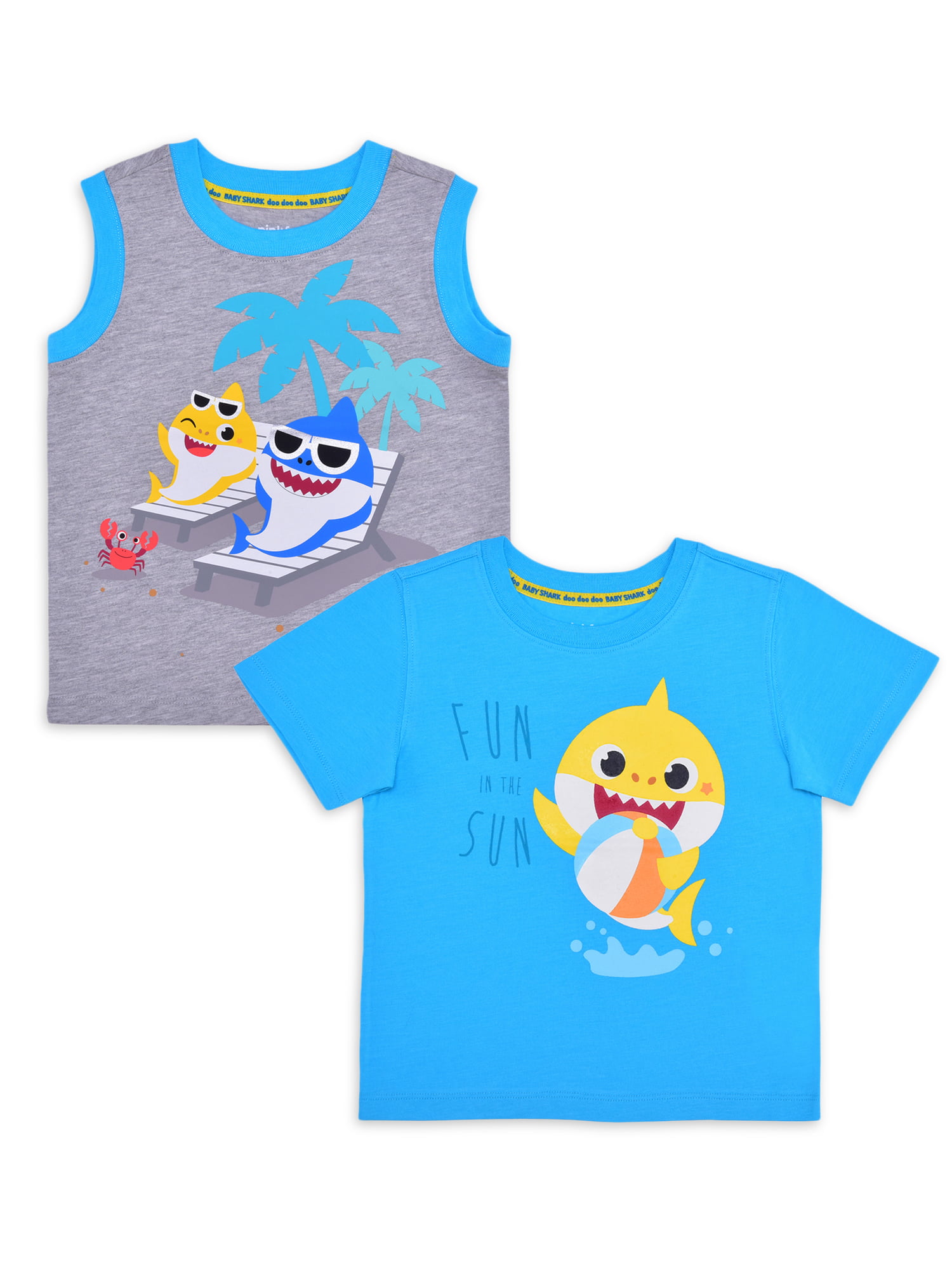 Unisex Kids Fashion Tee Sun Sea Surf T-Shirt 6M-24M 
