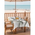 thumbnail image 2 of 54x80 Inch Outdoor Tablecloth with Umbrella Hole Zipper Rectangle Tropical Palm Tree Rectangular Tablecloths Outside Waterproof Summer Beach Botanical Patio Table Cloth Cover for Picnic Party, 2 of 8