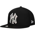 thumbnail image 3 of Men's New Era Black New York Yankees Troop Chant Camo Undervisor 59FIFTY Fitted Hat, 3 of 6