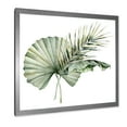 thumbnail image 2 of Designart 'Tropical Bouquet With Banana Coconut and Palm Leaves' Traditional Framed Art Print, 2 of 4