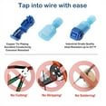 thumbnail image 3 of 144Pcs T Tap Wire Connectors Self-Stripping Quick Electrical Wire Terminals, 3 of 7