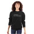 thumbnail image 3 of Funny Computer Coding Joke CSS Ninja Unisex Plus Fleece Graphic Sweatshirt Brisco Brands 5X, 3 of 5