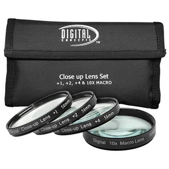 Digital Concepts cl-58 58mm 4-Piece Multi-Coated Camera Lens Filter Sets