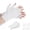 White, variant on Breathable Fingerless Gloves,12 Pairs Cotton Moisturizing Gloves,One Size Fits Most,7.5x3.9In,Dry Hands,Skin Treatment