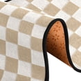 thumbnail image 5 of Dailycode Hallway Runner Rug 2x6 Non Slip Absorbent Soft Floor Mat for Home Kitchen Bedroom Entrance Brown White Checkered, 5 of 7