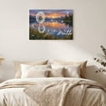 thumbnail image 5 of 1.5-Inch Thick Canvas Print Wall Art for Living Room, Bedroom, Office or Entryway – Decorative Wall Decor with Dandelion Sunset Lake Reflection Peaceful Nature -30 x 20x 1.5 in, 5 of 9