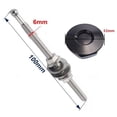 thumbnail image 3 of 2X Quick Release Latch License Plate Lock Clip 1.25 Inch Diameter Aluminum Alloy Lock Clip Kit 4 Inch Long (Black), 3 of 7