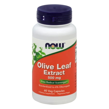 NOW Foods - Olive Leaf Extract, Vegetarian 500 mg. - 60 Vegetarian