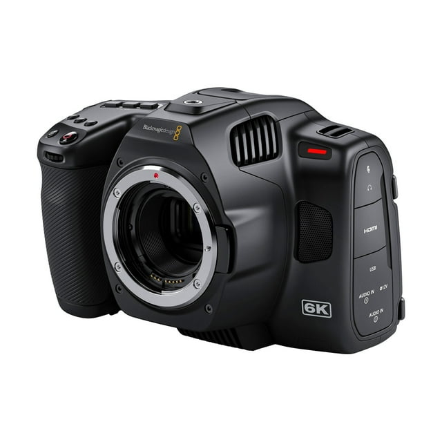 Blackmagic Design Cámara Digital de Bolsillo para Cine con DaVinci Resolve Studio, Negra