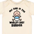 thumbnail image 4 of Inktastic Daddy Worlds Best Barber Childs Boys Baby Bodysuit, 4 of 5