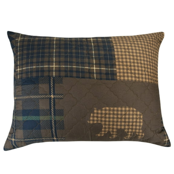 Your LifeStyle Brown Bear Cabin King Sham