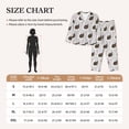 thumbnail image 4 of Hirioo Cute Swan for Women's Pajama Sets 2 Piece Pjs Women's Long-Sleeved Pajama Set Button Down Sleepwear,S-XXL-X-Large, 4 of 7
