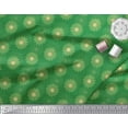thumbnail image 2 of Soimoi Green Rayon Fabric Artistic Flower Mandala Fabric Prints By Yard 56 Inch Wide, 2 of 3