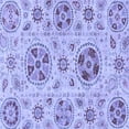 thumbnail image 1 of Ahgly Company Indoor Square Abstract Blue Modern Area Rugs, 4' Square, 1 of 4