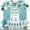 Dusty Blue, variant on Birthday Party Decorations Kit for Women Girls,Confetti Foil Balloons Happy Birthday Banner Fringe Curtains Butterfly Garland Baptism Communion Supplies