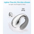 thumbnail image 4 of Auriculares Boytond Ultra Open Ear con clip, impermeables, plateados, 4 of 7