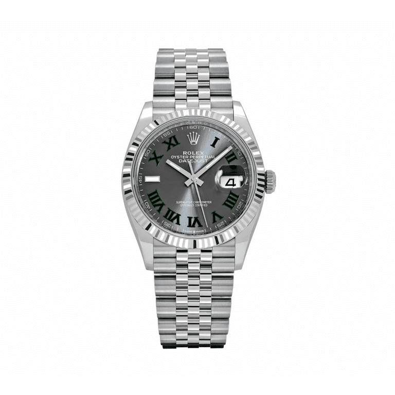 Smooth Bezel Rolex Wimbledon Reference Rolex Datejust 41 Smooth