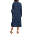 thumbnail image 4 of Vestido de mujer de manga larga con bolsillos, talla grande, informal, para vacaciones, 4 of 8