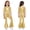 Gold, variant on Girls Sparkly Flared Pants Jumpsuit Tassels Cutout Shoulder Back Zipper Bodysuit for Disco Dance Party Hot Pink 16