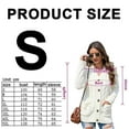 thumbnail image 4 of Fall Fashion Open Front Casual Knit Cardigans Loose Slouchy Oversized Wrap Chunky Sweaters Coat-S, 4 of 5