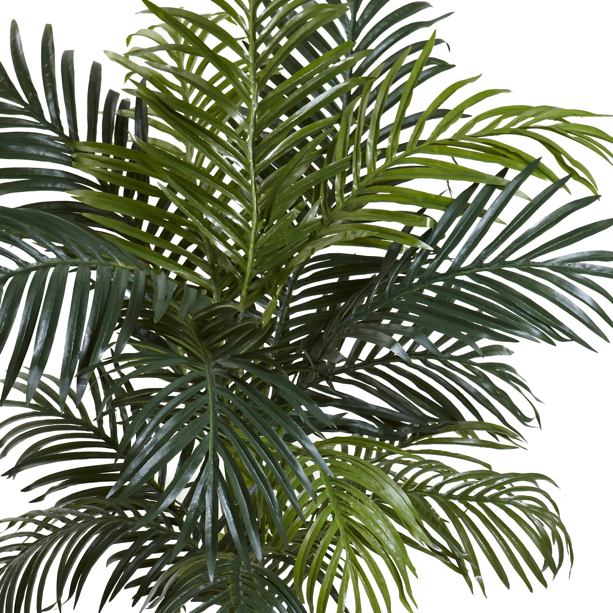 Nearly Natural 4.5' Golden Cane Palm Artificial Tree with Decorative Container