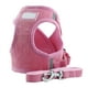 thumbnail image 1 of Step-In Dog Harness Set - Corduroy/Mesh, Reflective, No Pull - for Puppies/Yorkie/Cats, Night Walking/Safety, Adjustable, 1 of 3
