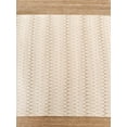 thumbnail image 5 of Summer Twist Beige Indoor Outdoor Table Runner, 5 of 11