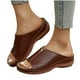 thumbnail image 5 of Amzcrzy Zapatos de mujer,Zapatos de mujer,Zapatillas de mujer, Sandalias de suela gruesa con tacón bajo y abertura para mujer Sandalias Mujer Zapatillas De Casa, 5 of 9