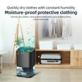 thumbnail image 3 of Graflsoa Compact 1000ml Mini Dehumidifier with RGB LED, Auto Shutoff, and Smart Humidity Control for Bedrooms, 36W, White, 110V US Plug, 3 of 6