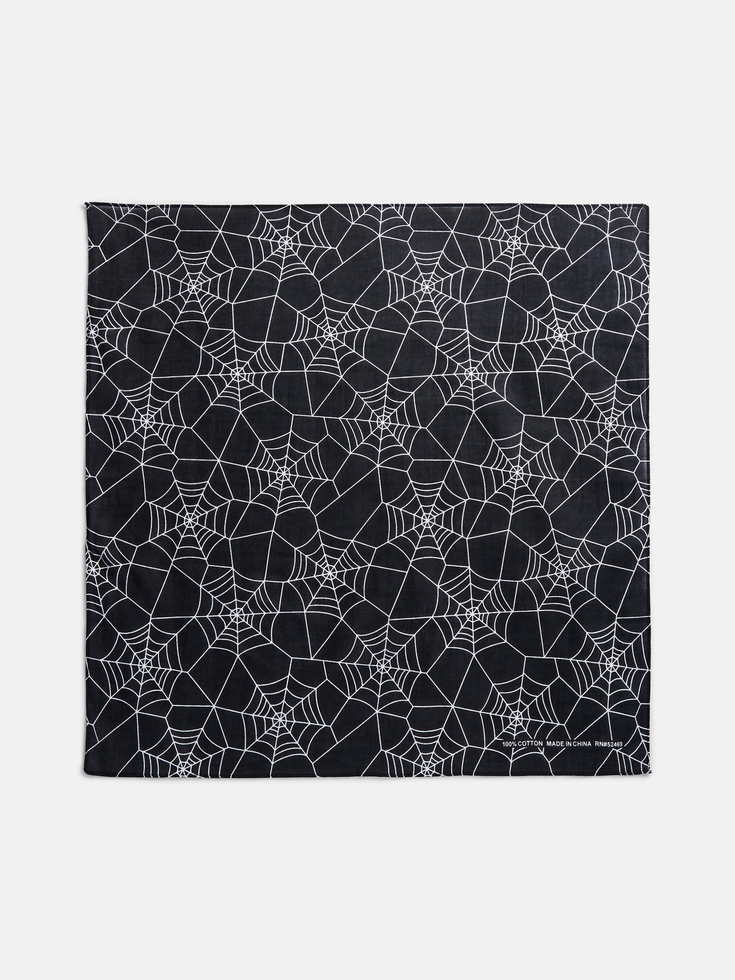 Way To Celebrate Halloween Women's Web Bandana, One Size, Black