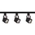 thumbnail image 1 of Ciata Square Track Lighting MR16 Bulb, GU10 Base 50 Watts (Black Finish, 3 Light), 1 of 3