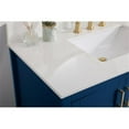 thumbnail image 4 of 42 inch Single Bathroom Vanity in Blue with Backsplash, 4 of 8