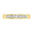 thumbnail image 3 of 1/2 Carat Channel Set Diamond Wedding Band Ring in 14K Yellow Gold (Ring Size 7) (SI1-SI2 Clarity), 3 of 4