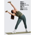 thumbnail image 5 of Sostén CRZ YOGA sin costuras, acanalado, cuello alto, espalda nadadora, talla grande, 5 of 5