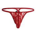 thumbnail image 2 of Intimates Men's G-String T-Back Shorts Men Underwear Men Stylish Lace Pattern XXXXL, 2 of 7