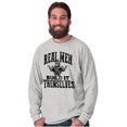 thumbnail image 4 of Real Men Build Auto Mechanic Life Men's Big & Tall Long Sleeve Graphic Tee Brisco Brands 3X, 4 of 5