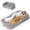 Gray, variant on U By Bedsure Foldable Human Dog Bed, 2 in 1 Flexible Giant for Adult People with Supportive Bolster Egg Foam, Waterproof Liner, Calming Fluffy Faux Fur Orthopedic Big Bean Bed, Dark Gray