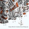 thumbnail image 6 of Math Equations Calculus Symbols Blackboard Pattern Shower Curtain 36"x72" ,Bathroom Decorative Shower Curtains Set with 12 Hooks,Modern Waterproof Washable Shower Curtain, 6 of 6