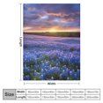 thumbnail image 4 of ERAPDAUR Lavender Flannel Throw Blanket Cozy Soft Lightweight for All Seasons Bed Sofa Travel - Anti-Pilling & Durable - Multiple Sizes Available 50x60in, 4 of 6