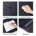 thumbnail image 5 of Dual-sided Leather Desk Pad-35.4" x 17.7",GOOUDO Mouse Pad Office Desk Mat,Non-Slip PU Leather Desk Blotter & Laptop Desk Pad Waterproof Desk Writing Pad for Office and Home (Brown/Grey), 5 of 8